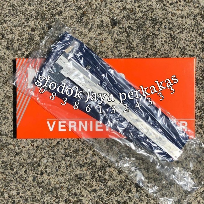 Mitutoyo Sigmat Vernier Caliper Jangka Sorong 8 Inch 0-200 Mm Original