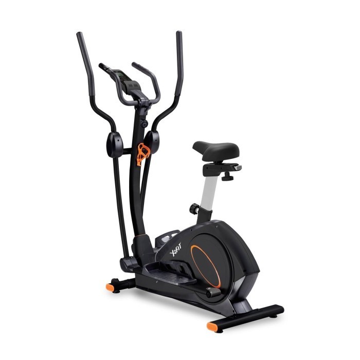 X2FIT CX-9+ Ergocross with Chair Black Sepeda Statis