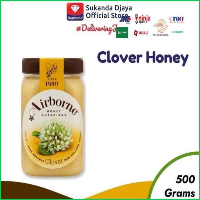 

Asli 100% Madu Airborne Clover Honey Creamed 500Gr Original Best