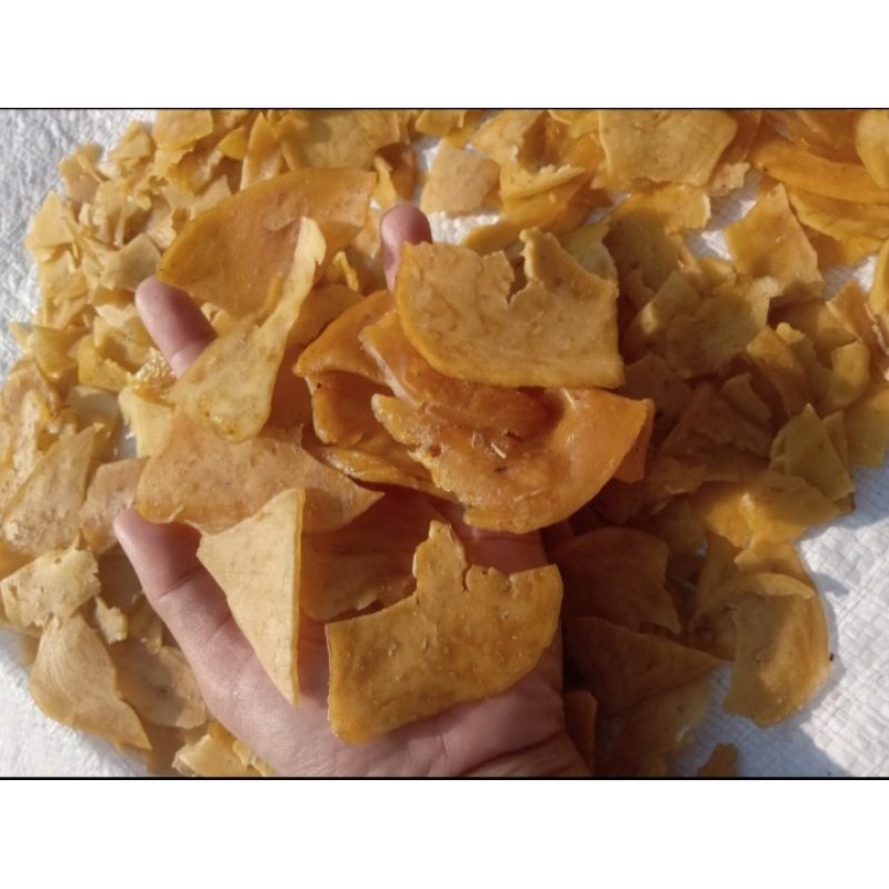 

KERUPUK UDANG PATAHAN (1 Kg) / Krecekan kerupuk udang patahan