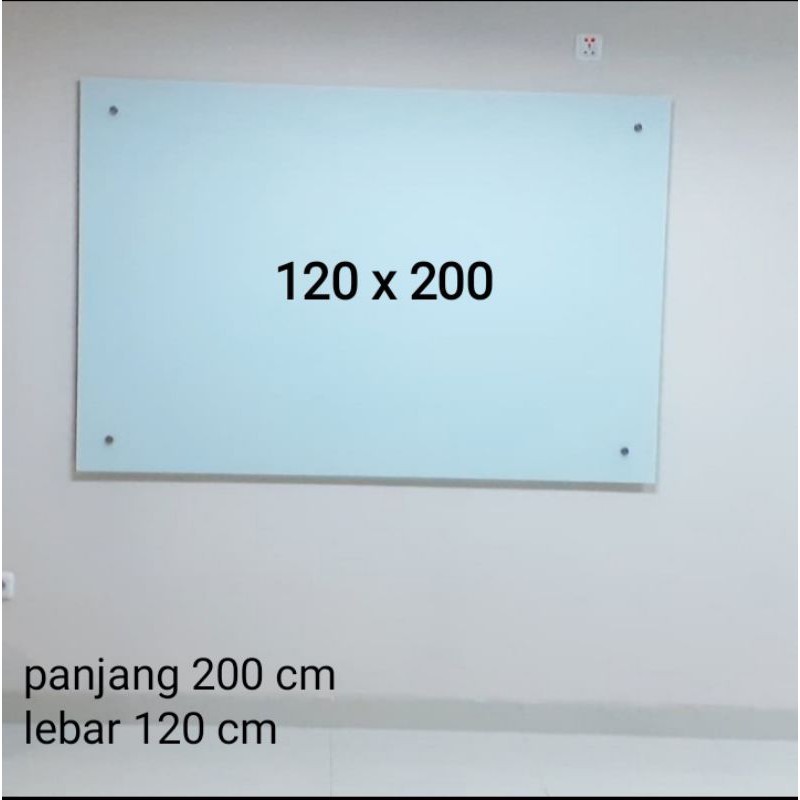 

Original Glassboard 120 X 200 Cm Papan Tulis Kaca Whiteboard Kaca