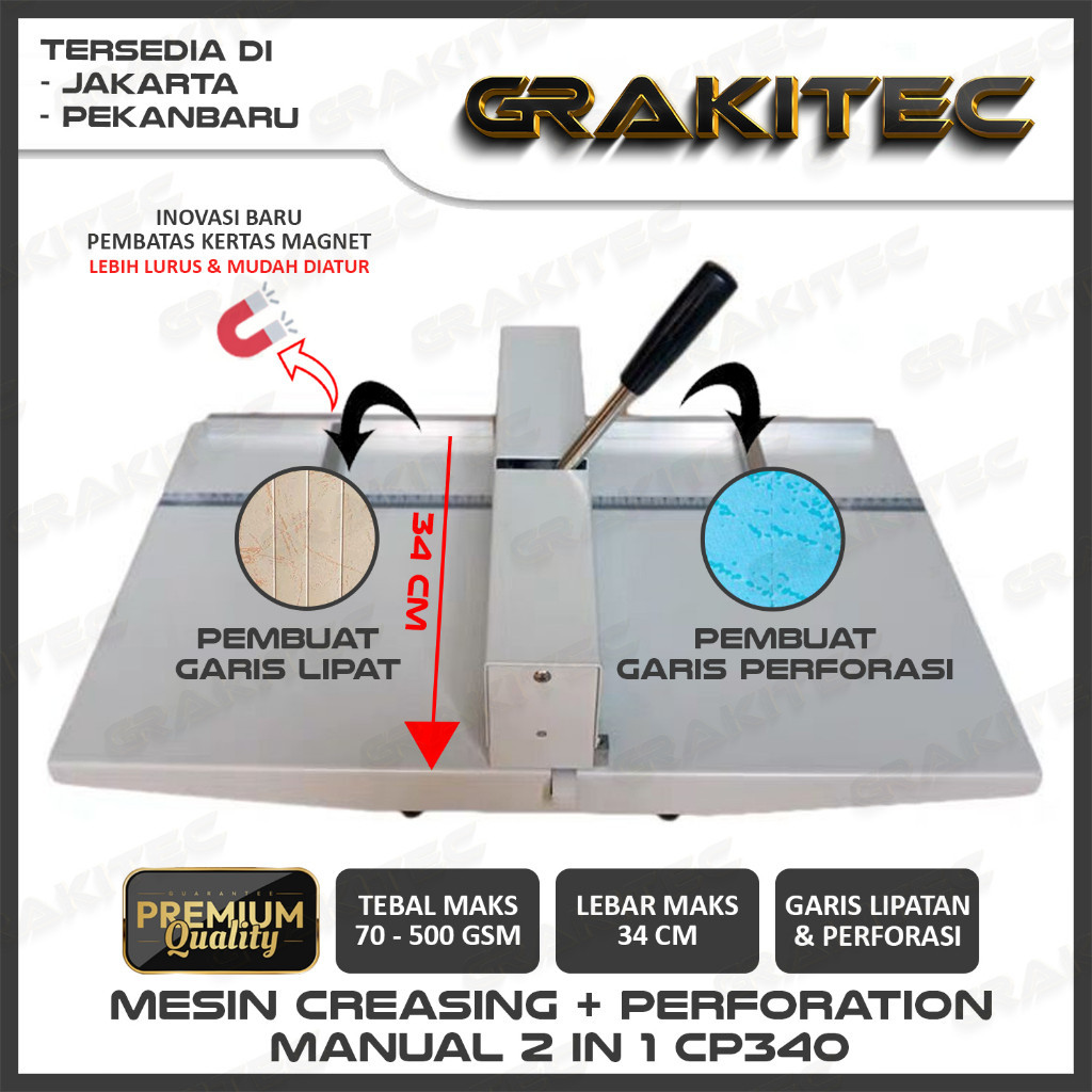 

Original Mesin Creasing Manual A3 Pembuat Garis Lipatan Buku Undangan