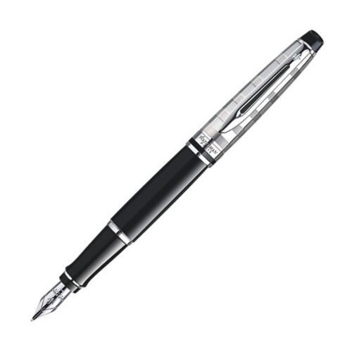 

Waterman Expert 3 Deluxe Fountain Pen Black Med Pt Pen New In Box S095