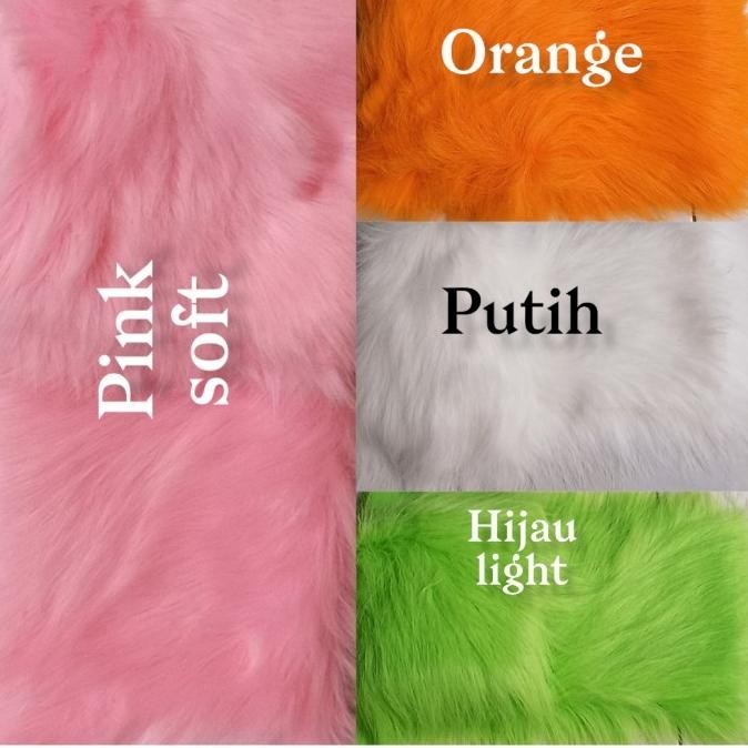 kain karpet bulu korea bulu panjang meteran L21T