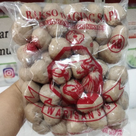 

Baso Bakso Sapi AB50 Warisan 319 isi 50 butir