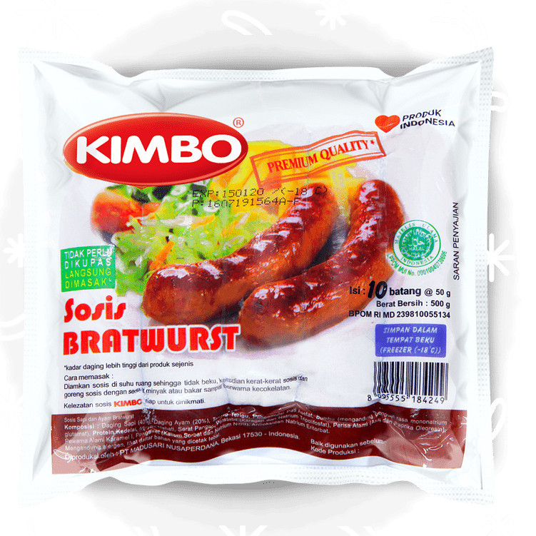 

Sosis Kimbo Original isi 10 biji