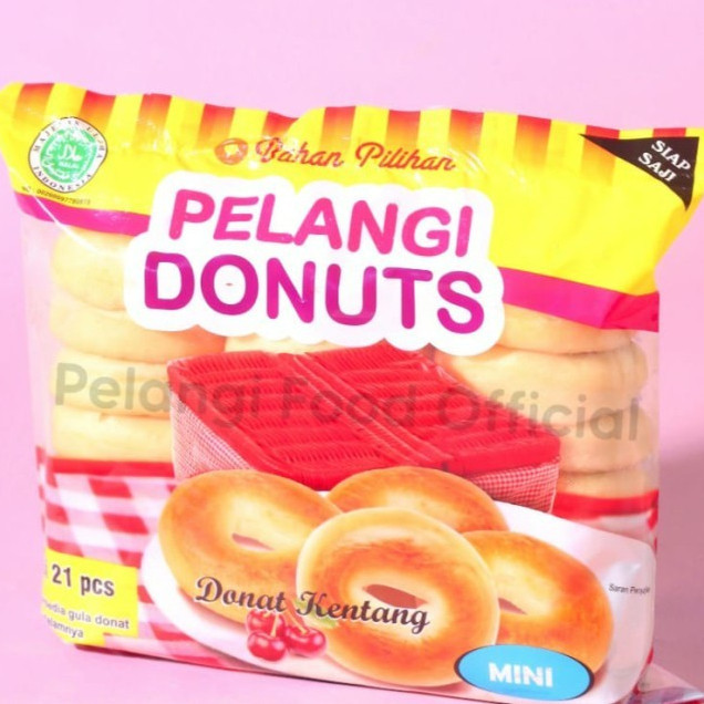 

Pelangi Donat Kentang mini frozen isi 21 pcs