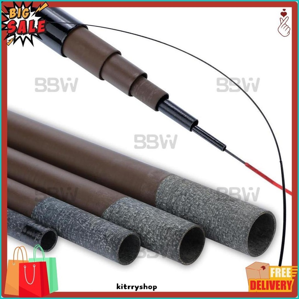 Joran Pancing 3.6M/4.5M Tegek 450 Murah Ringan Kuat Joran Pancing Tegek Carbon Super Ringan Kaku Jor