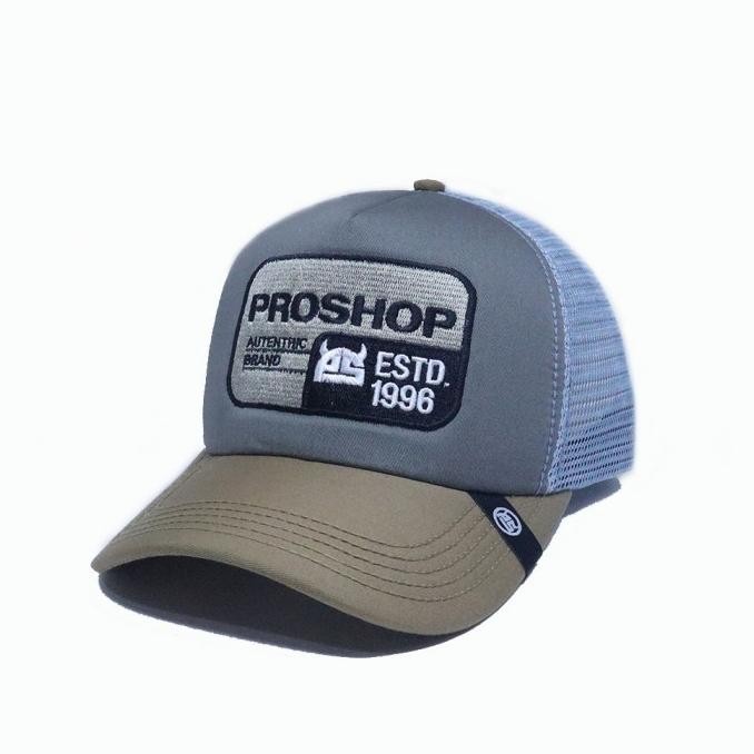 Topi Pria Original Proshop Trucker Hat Tan Grey
