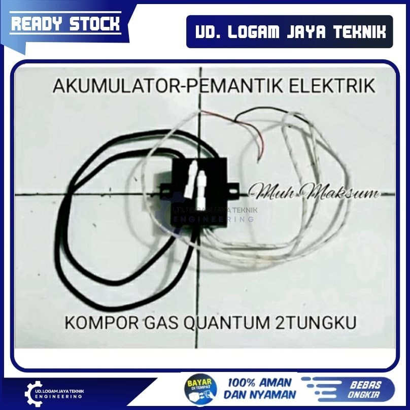 Pemantik elektrik quantum 2tungku