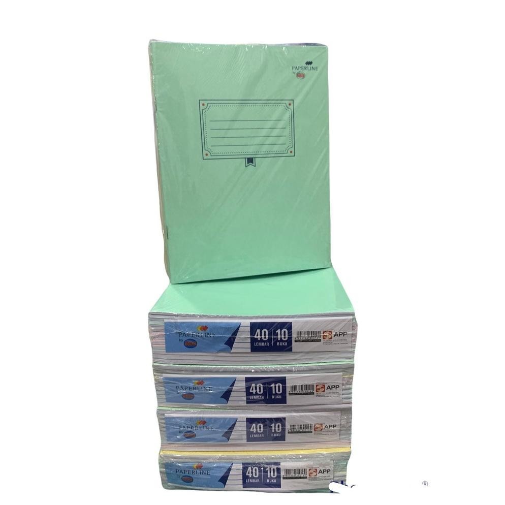

Buku tulis paperline 40 LEMBARR DAN sidu 38 lembar(per pak isi 10 pcs) TERLARIS