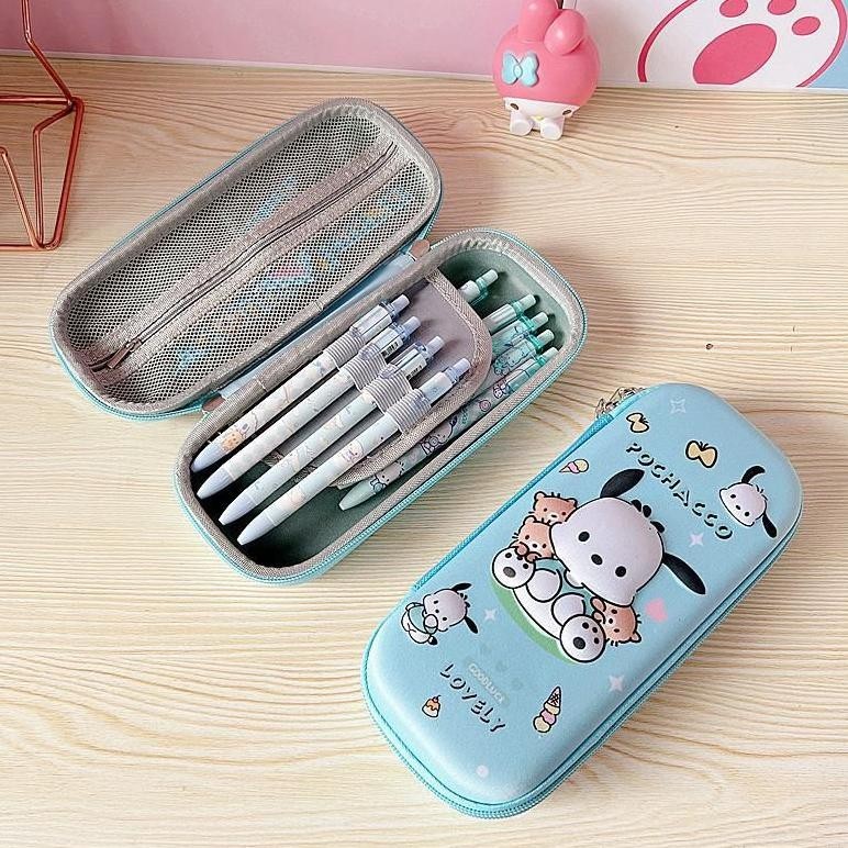 

Tempat Pensil Sanrio Premium Kotak Pensil Case Zipper Banyak Sekat Lucu FLASH SALE