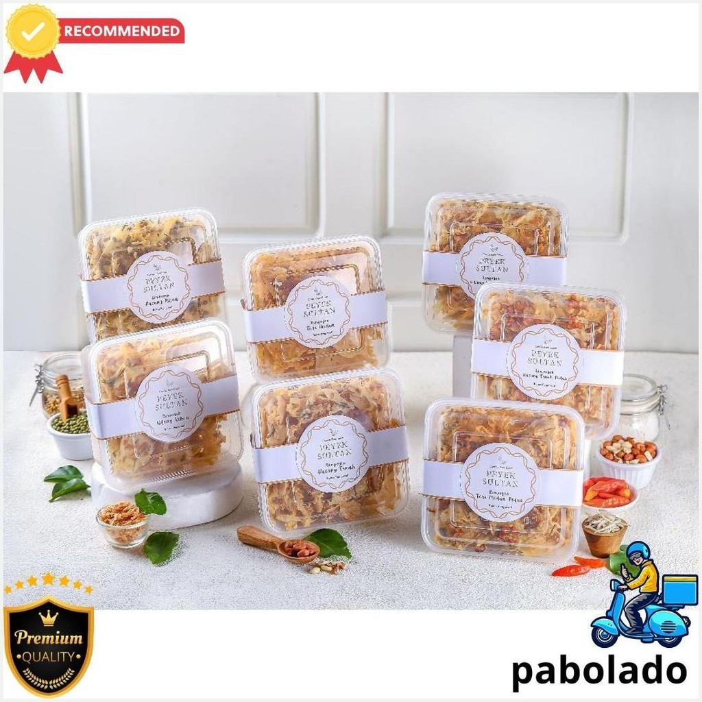 

Peyek Sultan Rempeyek Teri Medan Premium (Box - Large) | Peyek Teri Medan Enak Renyah Gurih Nagih Tanpa Pengawet Bisa Cod