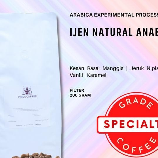 

Biji Kopi Arabika Ijen Natural Anaerob 200G