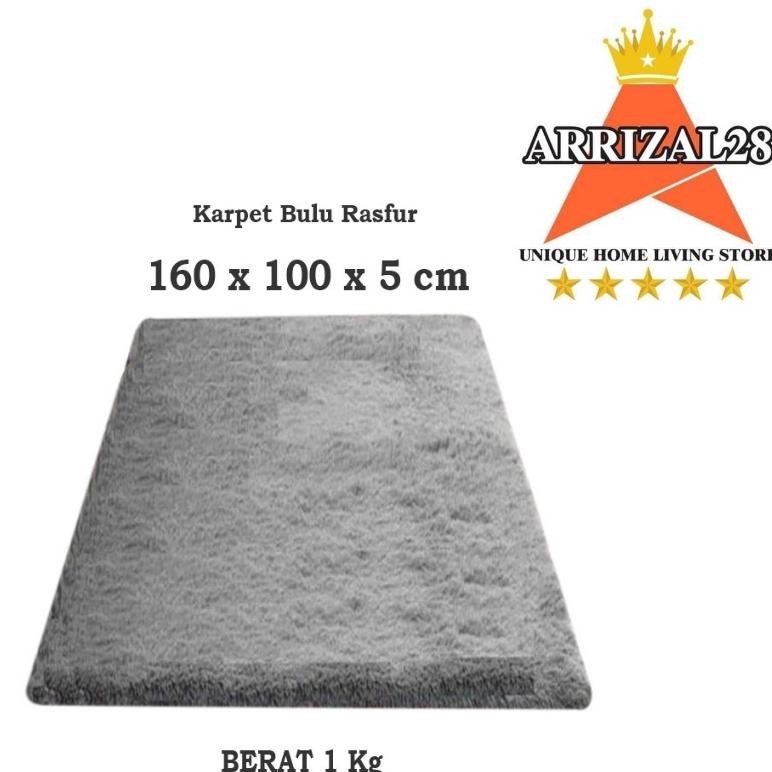 KARPET BULU RASFUR PILLOW109 "ASA" 160X100 CM