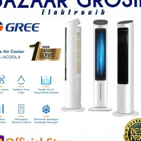 Air Cooler Gree Gta-Acool4 Yejuk Udara Tower Fan Portable 4 Liter
