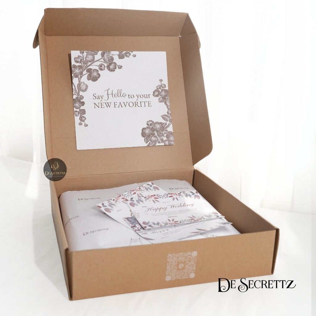

Desecrettz Gift Box Only Tanpa Lingerie Untuk Membungkus Kado Lingerie, Wedding, Seserahan,