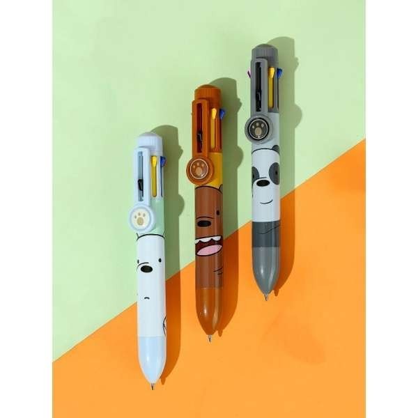 

Pulpen Miniso We Bare Bears Ballpoint Pen 8 colors Pulpen We Bare Bears