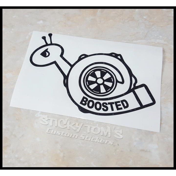 GRATIS ONGKIR STIKER MOBIL KEONG TURBO BOOSTED 