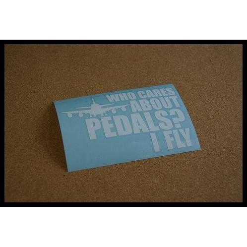

GRATIS ONGKIR STIKER WHO CARES ABOUT PEDALS I FLY !!!!!!!