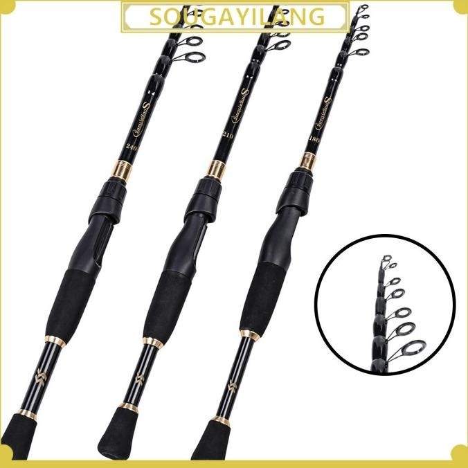 Sougayilang Spinning Fishing Rod Casting Rod Joran Pancing Ultralight