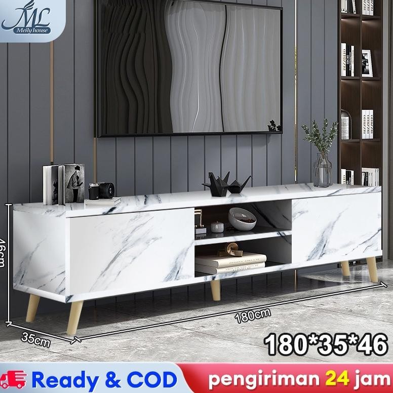 180CM Meja TV Besar Meja Tv Minimalis Nordic Meja TV kayu Rak TV Lemari TV Kabinet TV/Murah/Modern/J