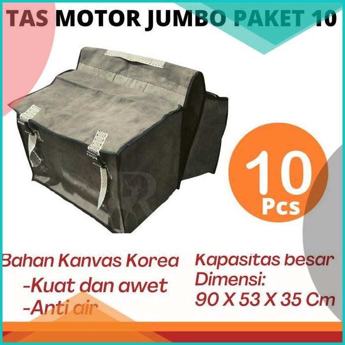 TAS OBROK TAS MOTOR TAS KURIR JUMBO ANTI AIR PAKET GROSIR 10 pcs 8JVLZ