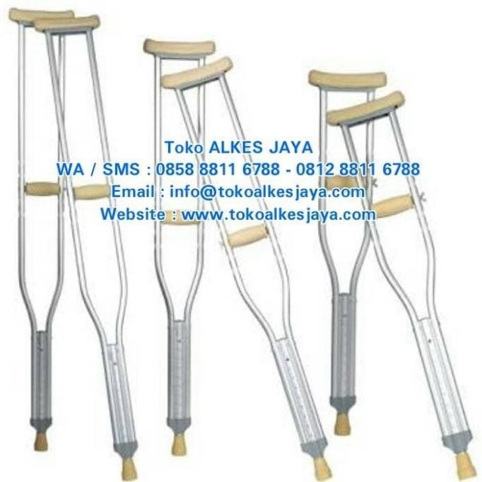 Tongkat Ketiak / Tongkat Bantu Jalan ( Sepasang )