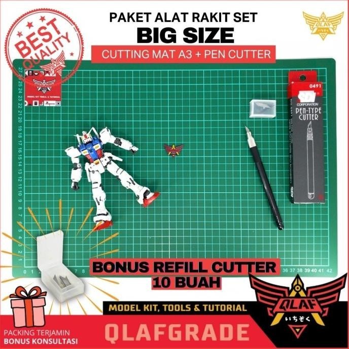 

CUTTING MAT A3 + PEN CUTTER + ALAS POTONG GUNDAM PAKET SET + HEMAT ORIGINAL DAN TERPERCAYA