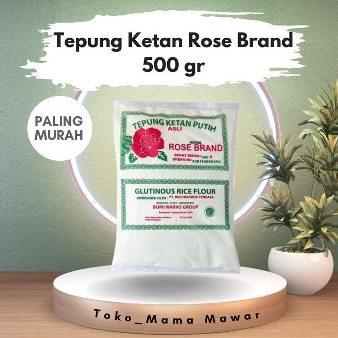 

Terlaris Paling Murah Tepung Ketan Rose Brand 500 Gr Ready Stok