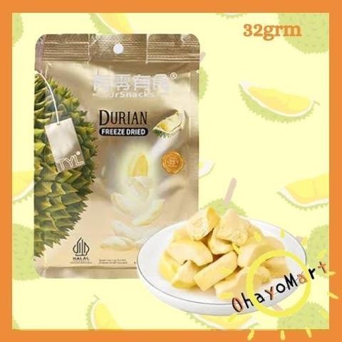 

fx-4 TYL Ursnacks freeze dried Durian / Snack buah kering rasa Durian 32grm Original