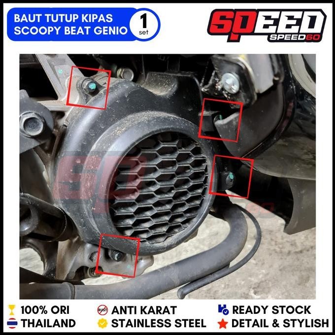Baut Probolt Tutup Kipas Scoopy Beat Probolt Thailand