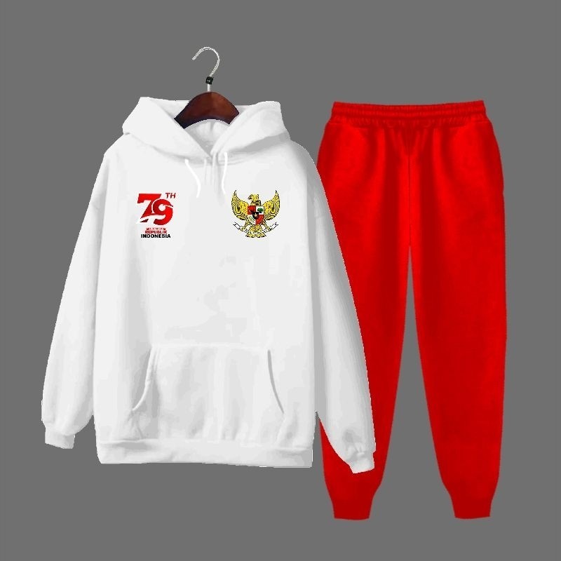 Bju Dan Celana Indonesia Hut Bj Setelan Anak Kekinian One Set Independen Day Pakaian Ansk Perempuan 