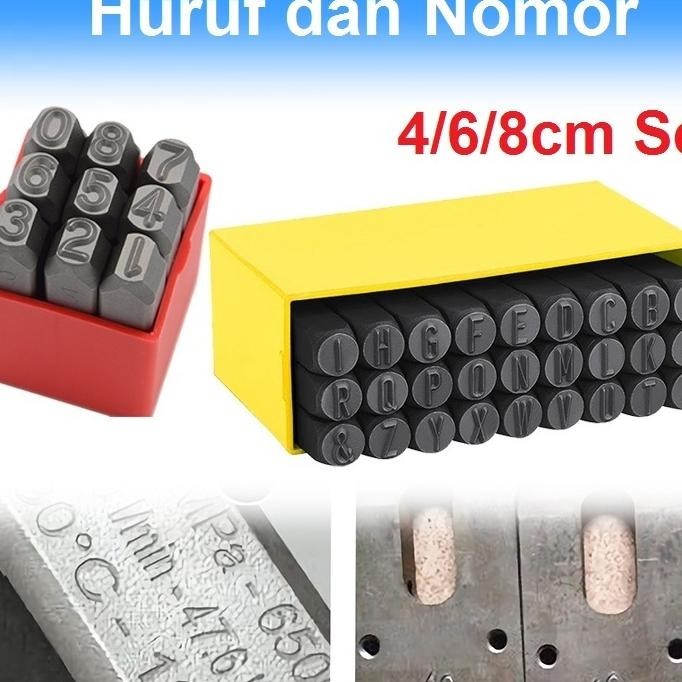 

Stempel Cetakan Huruf Nomor Number Letter Punch Set 36Pcs Angka Dan Huruf Ketok Besi Printing Tool Numbers Alphabets Ukuran 4Mm 6Mm 8Mm Steel Stamp