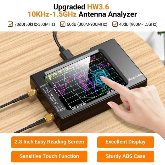 Vector Network Analyzer Nanovna V2 Hdmb 50Khz 3Ghz Nano Vna 2