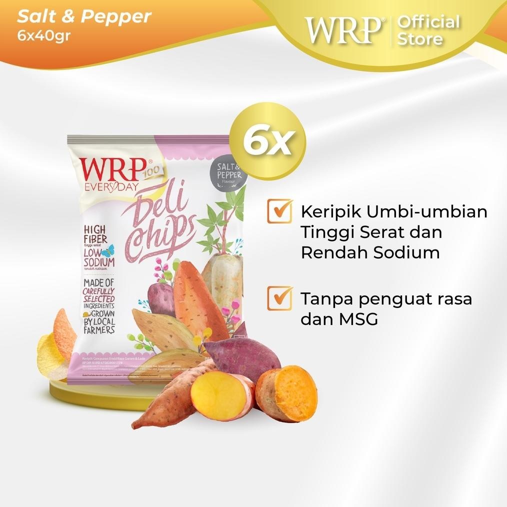 

To94 WRP Delichips Salt & Pepper 6 X 40 G Sale