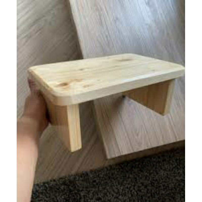 Dingklik / Dingklik kayu / Kursi Pendek Kayu Jati Belanda