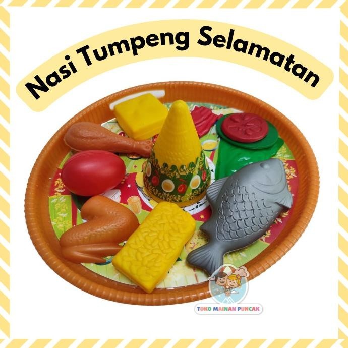 Mainan Masak Masakan Tumpeng Selamatan Nasi Kuning S001