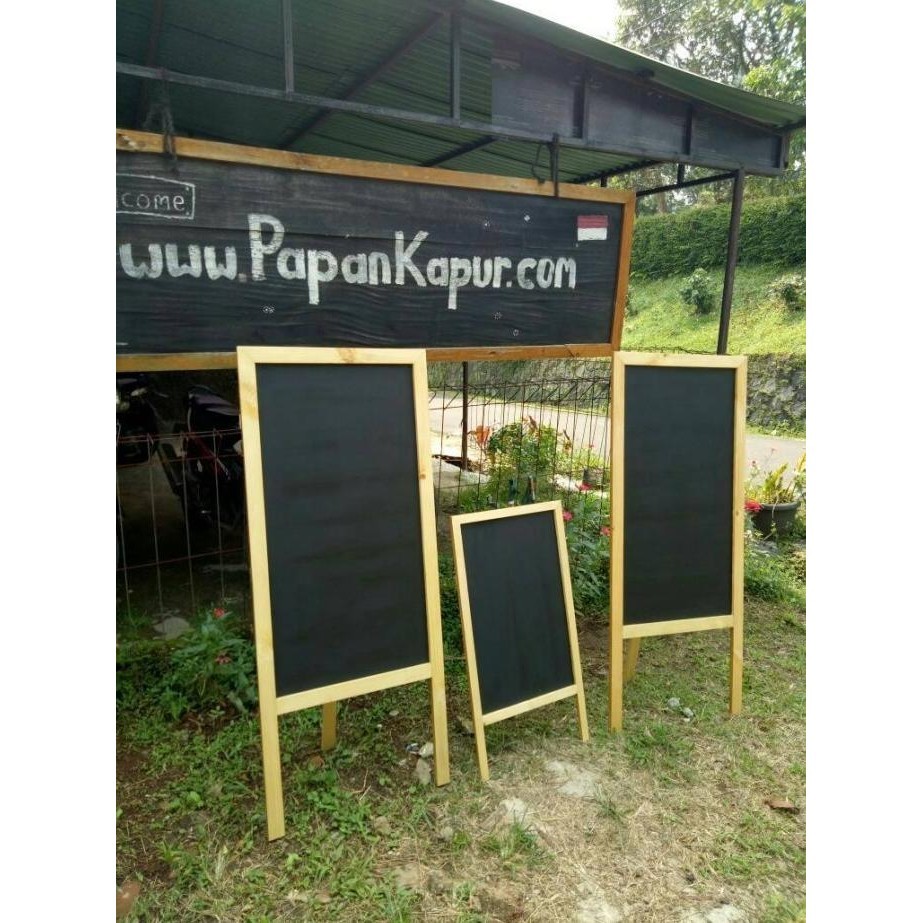 

Jual Papan Tulis Kapur Blackboard Standing 50*120Cm