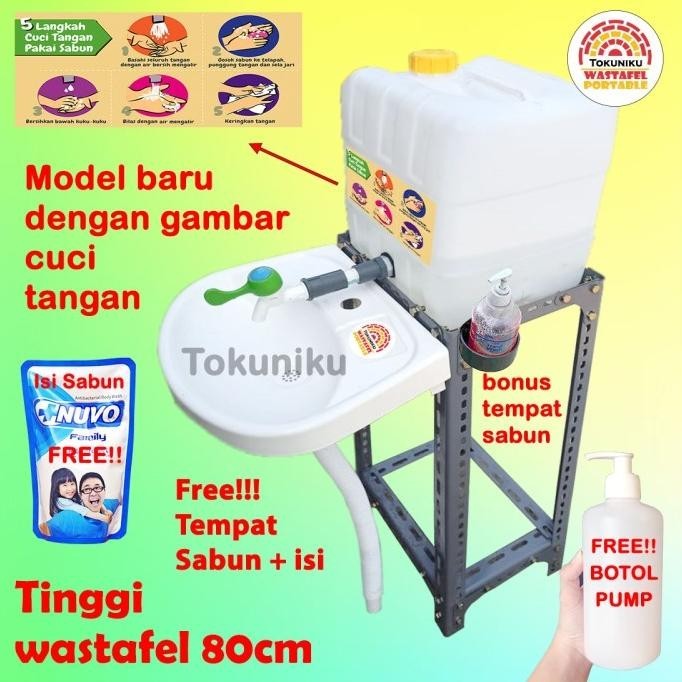 Wastafel Portable Drum Tempat Cuci Tangan Murah Wastafel Portabel