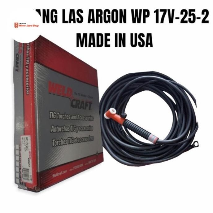 Tig Torch Weldcraft Wp-17V-25-2 Usa | Stang Las Argon Wp 17 Weldcraft
