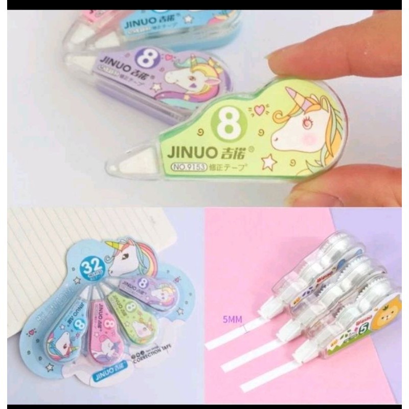 

tip ex roll 1 pcs motif unicorn