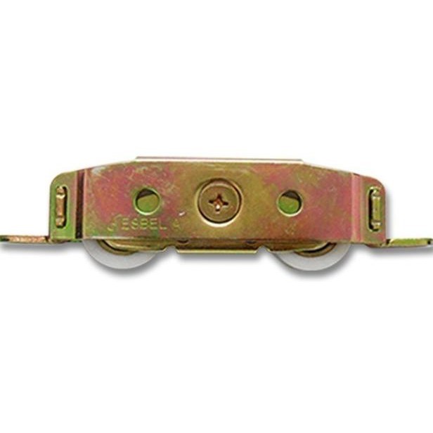 Roda Sliding Double Nylon Heavy Duty Double Roller Sliding Wheel