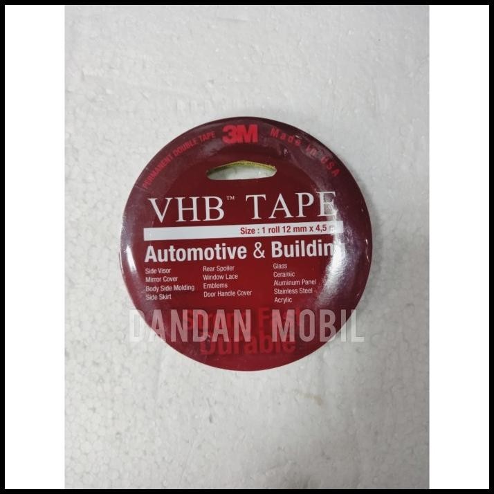 

TERBARU DOUBLE TAPE 3M VHB 12MM X 4,5M ORI