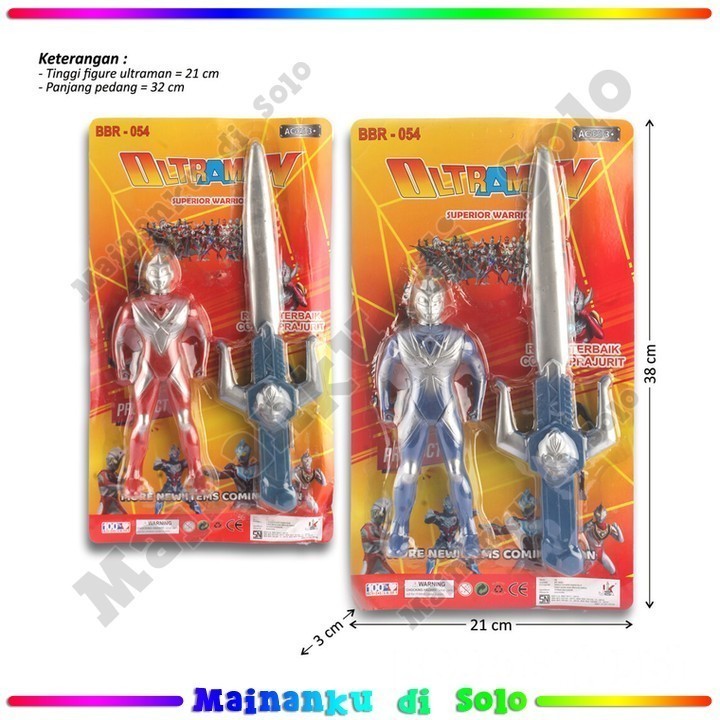 [Mainanku] Mainanku Figure Ultraman Pedang Figure Ultraman Mainan Anak