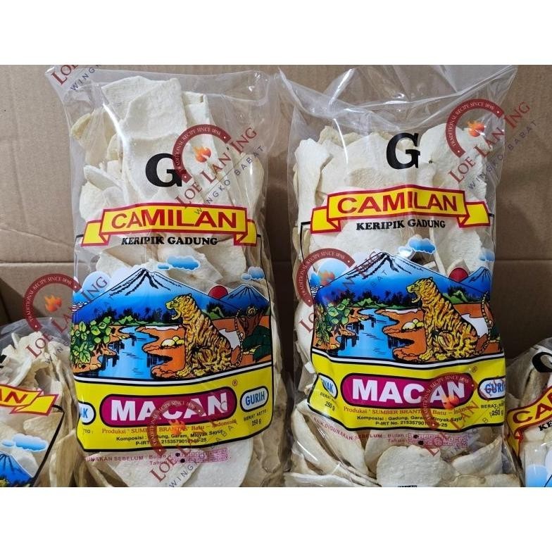 

uj-32 Keripik Macan Gadung khas Batu 250gr Premium