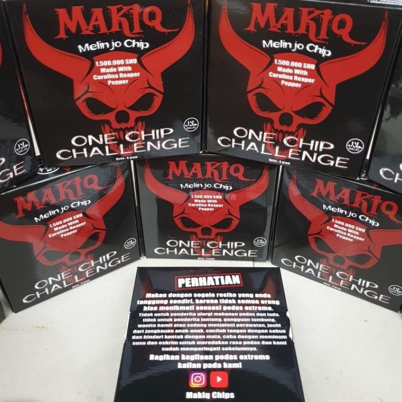 

fb-43 Onechip Challenge Carolina Reaper Challenge Kripik Pedas Original