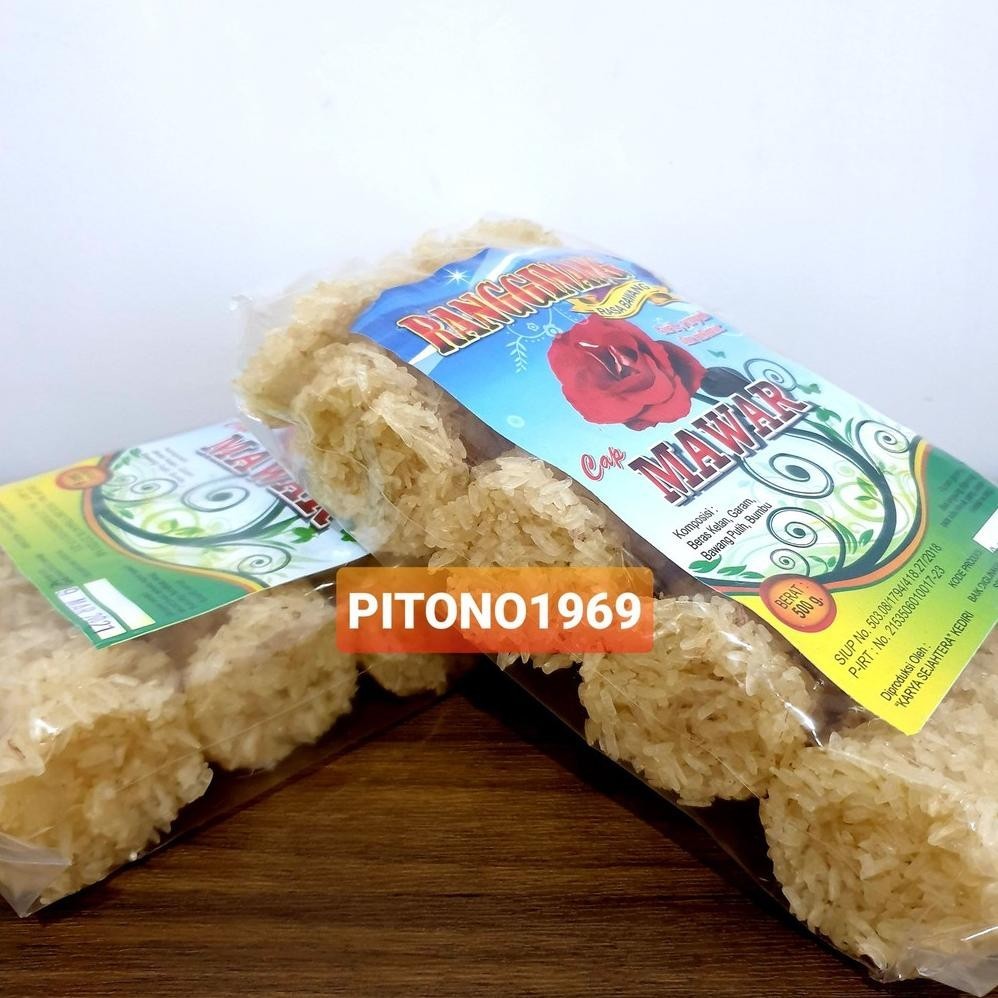 

wwr-76 Rengginang Mentah MAWAR 500gr Khas Kediri Termurah