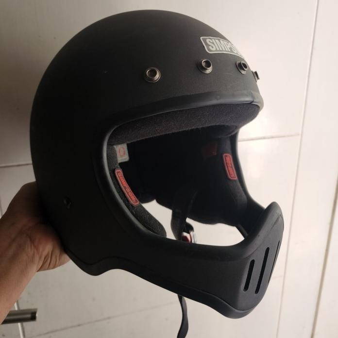 HELM SIMPSON M50 BLACK