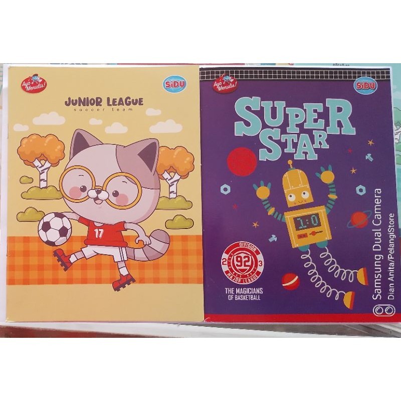 

SIDU BUKU TULIS GARIS 38, 58, 78 LBR (PER PACK)